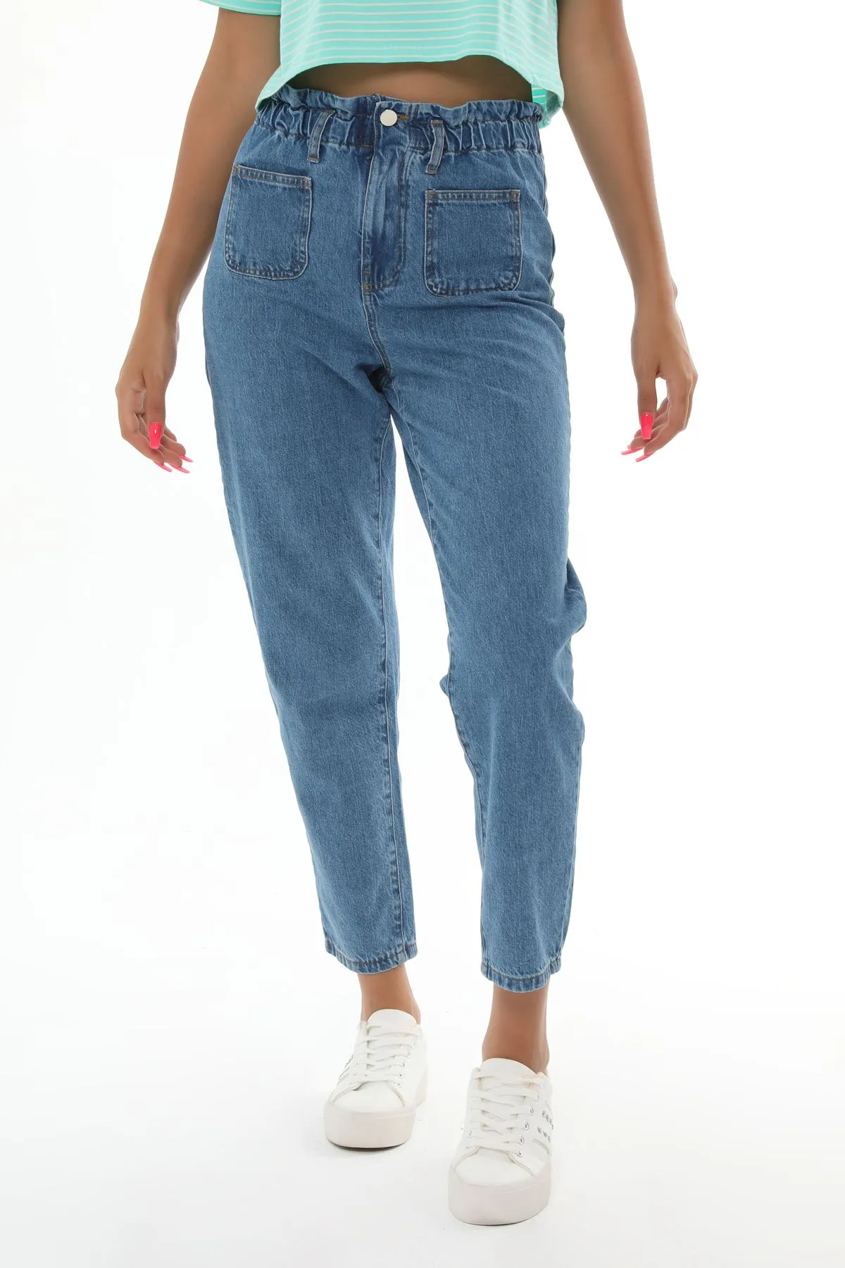 Jean mom fit femme Zen, boutique en ligne, Tunisie