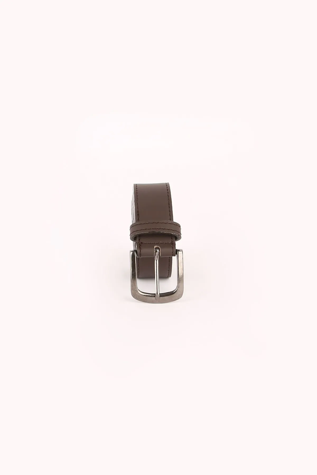 Ceinture Enfant Brighton En Cuir Marron – Modèle Clouté à Tête D’animal, Taille 26