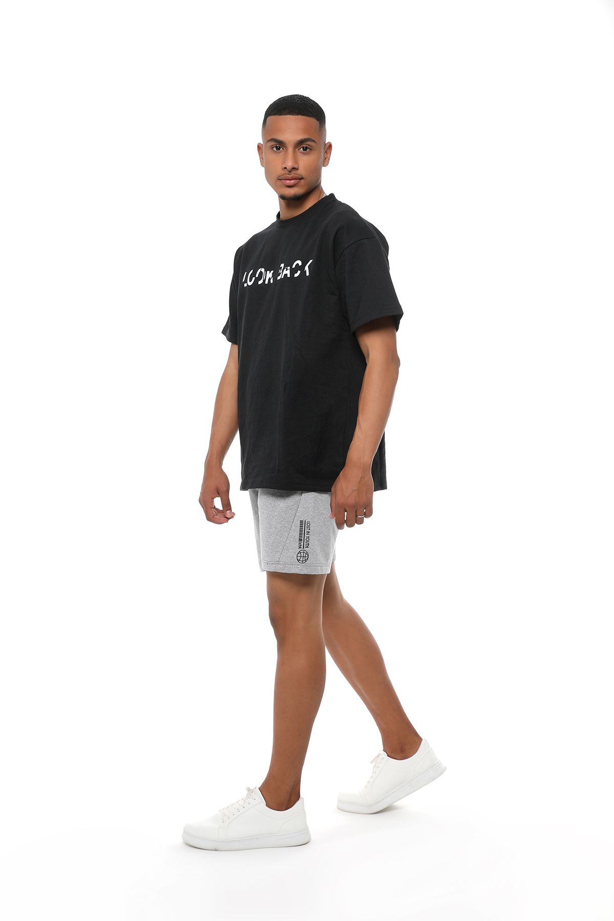 T SHIRT GRIS CHARBON