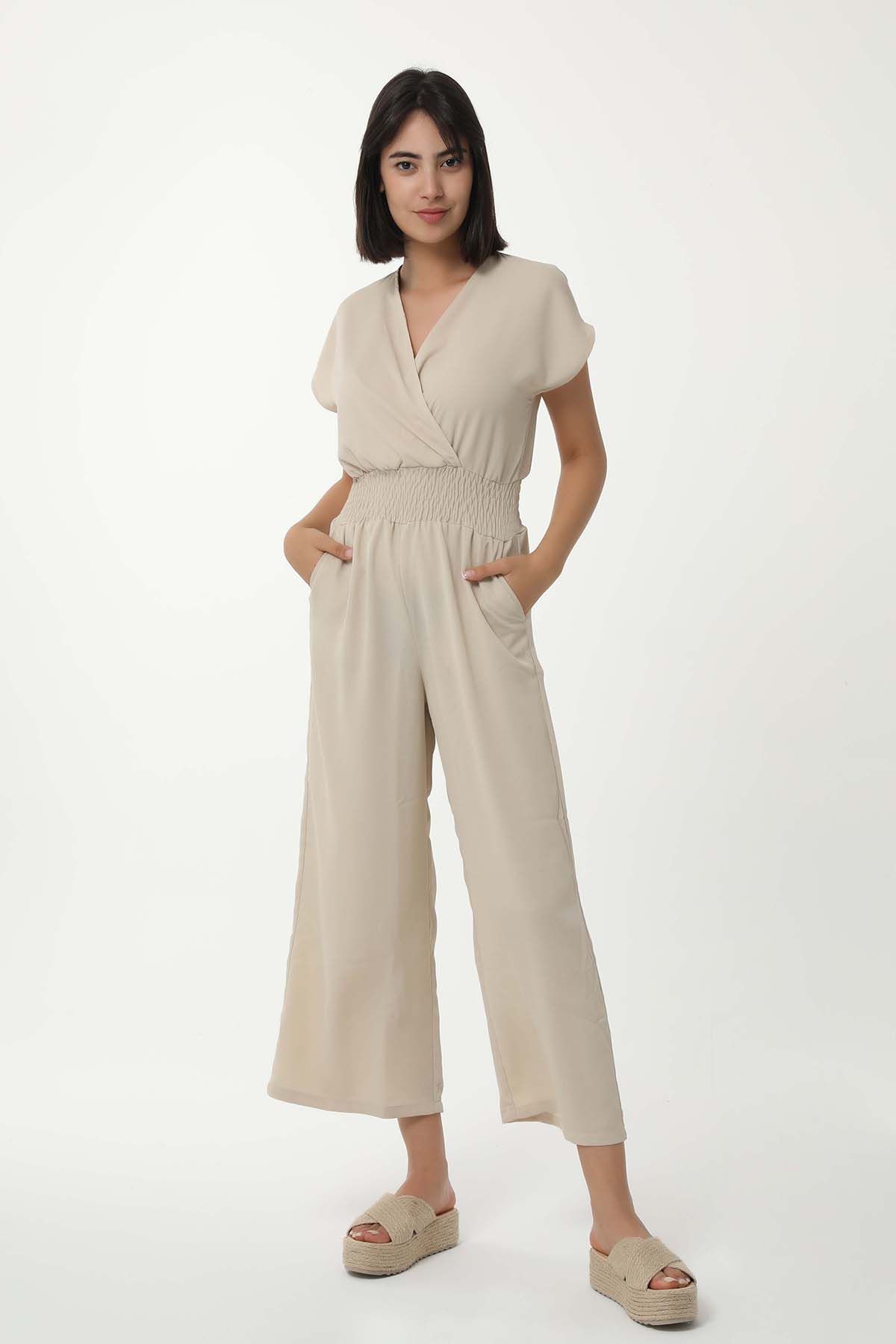 Combinaison-pantalon (overall) Misslook Femme - Taille XL, Gris, Style Western - Occasion Très Bon état