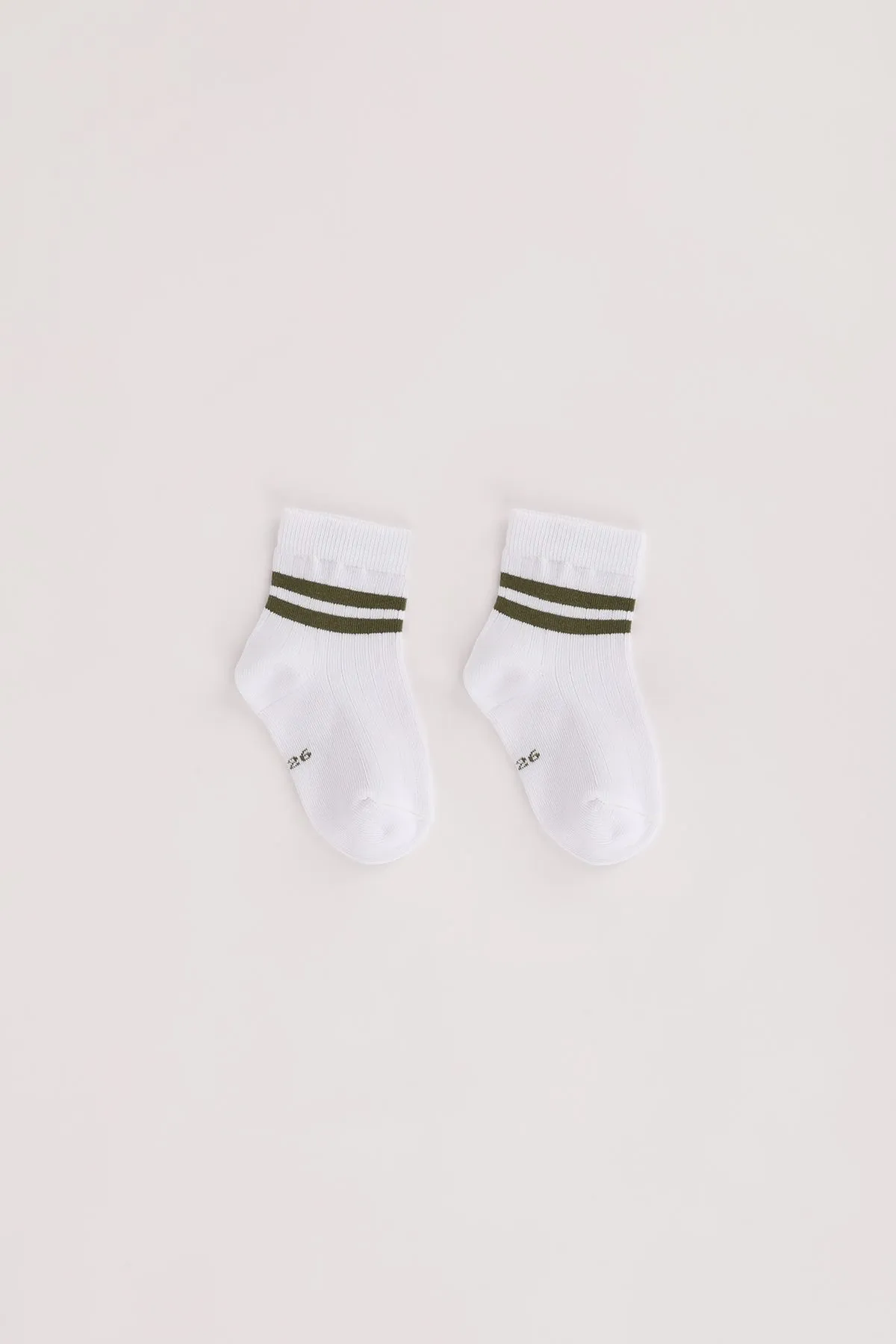 Lot De 5 Paires De Chaussettes Blanches Bronzini, Taille 27/30, Coton Mélangé Pour Garçon