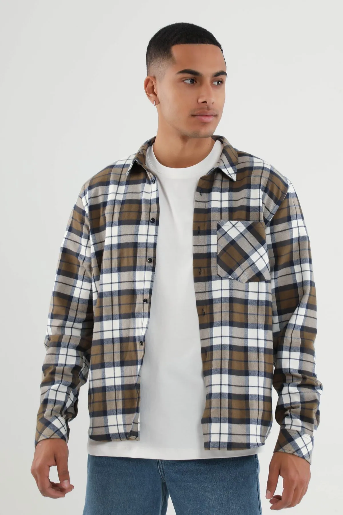 Surchemise Homme Henry Terre Chemise Thermique Pour Homme - Veste De Travail - Doublure Polaire - À Carreaux - Taille M à 3XL, Noir , XL Veste De Travail Homme