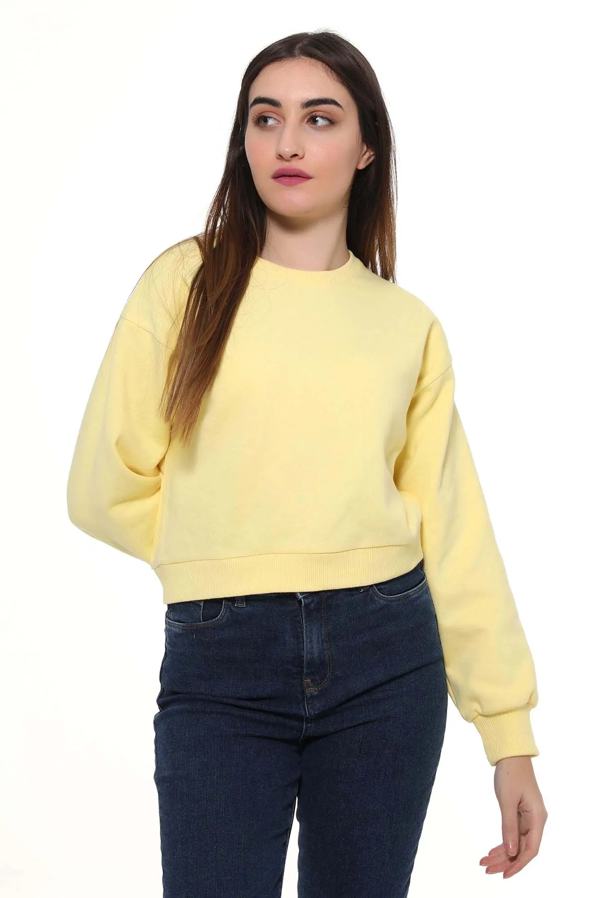 Sweat cheap jaune poussin