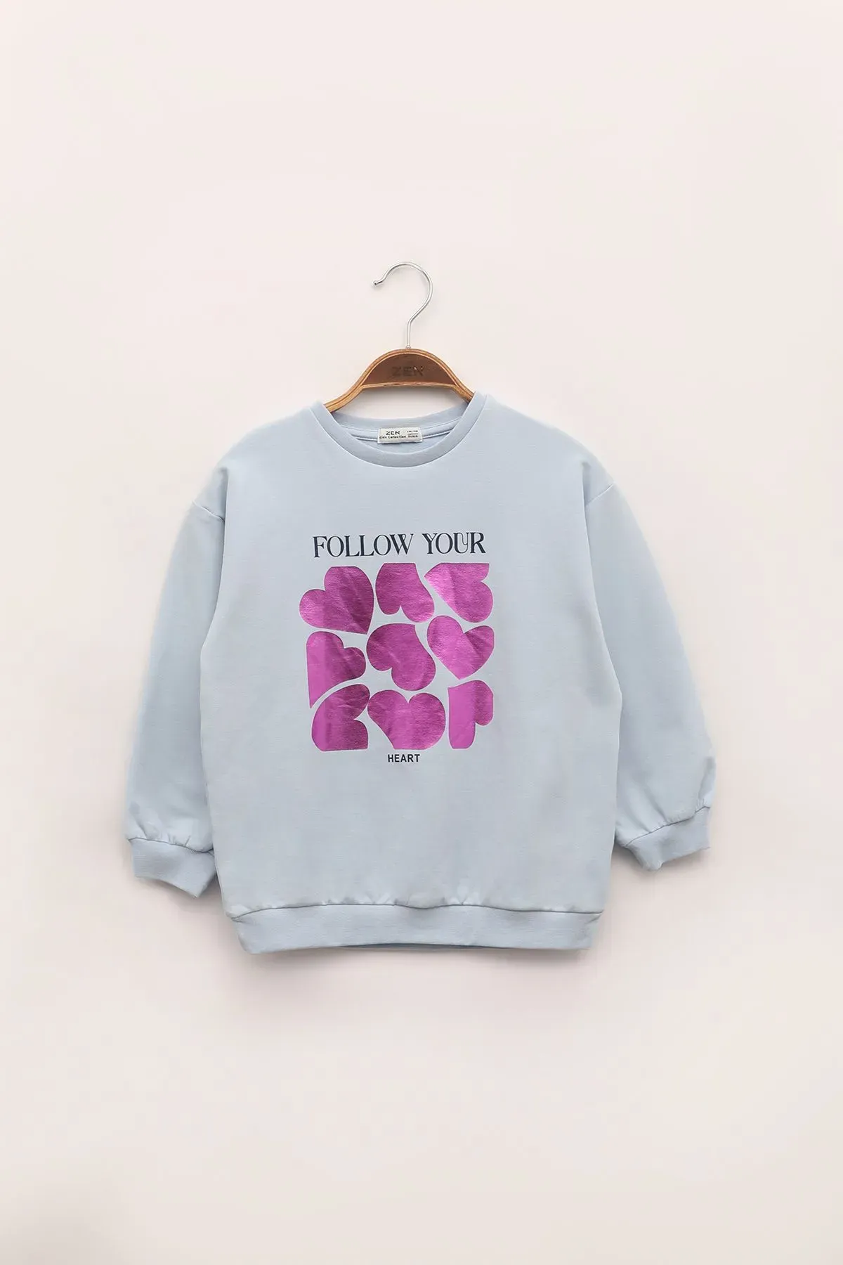 Sweat-shirt D'Halloween Pour Enfants - Imprimé Mignon, Col Rond, Manches Longues - Polyester, 210 G